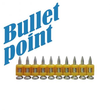 Усиленные гвозди по бетону и металлу Toua CN Bullet Point - 17 мм, 1000 шт. 30517stepMGBP ― TOUA